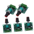 LALAFINA 5 Adet Pwm Motor Hız Cihazı Dc Motorlar Için Ayarlanabilir Gerilim Düğmesi Alçak Gerilim Uygulamaları Için Uygun 1.8v 3v 5v 6v 12v 2a 1803bk
