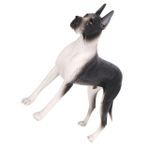 LALAFINA Yapay Köpek Simülasyon Köpek Heykeli Simüle Edilmiş Köpek Yavrusu Modeli El Boyalı Köpek Oyuncağı Büyük Dane Şekilli Kalıp Gerçekçi Oyun Çocuk Sahte Köpek Plastik Evcil Köpek
