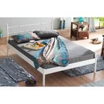 Lalas S Metal Karyola, Beyaz, 140X190