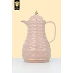 Lale Thermos Cam Hazneli Termos Elmas-1 | 1.0 Lt | Kahve & Çay | 12 Saat Sıcak / 24 Saat Soğuk | Yerli Üretim (Charmy) - Pembe - 1 lt