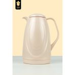 Lale Thermos Cam Termos Galaxy Pearl 1 Lt Soğuk Sıcak Su ve Çay Termosu - Bej