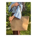 lalettobags Kadın Bahar Model Fermuarlı Çift Saplı Shopper Omuz Çantası