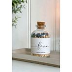 Lalezen Home Şeffaf Cam Şişeli Kibrit - Kahverengi