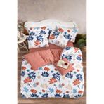 Laliva Çarşafı Lastikli Bali Esintisi Çift Kişilik Nevresim Takımı Doğal Sağlıklı Ranforce Pamuk - Renkli - 200 x 220 cm