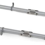 Lalizas Katlanabilir merdiven - şişme bot için, Aluminyum, 2 basamak, 265x894mm