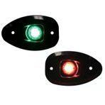 Lalizas Micro LED 12 İskele Sancak Feneri Set 112.5° Siyah