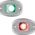 Lalizas MICRO LED 12, İskeleSancak 112.5° Feneri, Set,Yüzey mon.,Krom G.,delikli