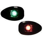 Lalizas Micro LED İskele Sancak Feneri 112.5° Siyah 12V