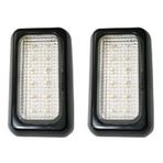 Lalizas Römork Tepe Lambası 12 LED 12V/24V Siyah 2'li Set