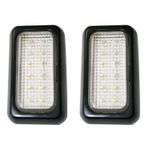 Lalizas TEPE/ROMÖRK LAMBASI 12 LEDs, 12V24V, SİYAH 2 Ad.LİK SET