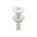 Lalizas Thru-Hull Geçiş Rakoru 3/4'' Ø19mm Hortum Bağlantılı Beyaz