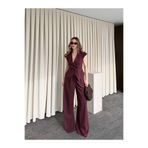 Laluvia Bordo Margot Yelek Pantolon Takım - 308