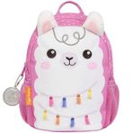 Lama Desenli Pembe Anaokulu Çantası Kız Erkek Çocuk Oyuncak Eğitici Oyuncaklar