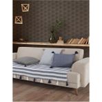 Lamassi Ponponlu Koltuk Kanepe Çekyat Örtüsü 115x200cm Mavi - 115 x 200 cm