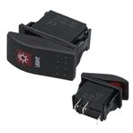 Lamba Sembollü Işıklı 3 Pinli On-Off 12-24V Marin Switch
