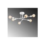 Lambadar Altılı Akrobat Çapraz Model Plafonyer Tavana Monte Ahtapot Avize Beyaz Tek Ebat 30 X 60 3598-6Whtcapraz