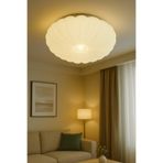 Lambadar Ares Model Özel Tasarım 42 Cm Büyük Boy Modern 3 Renk(BEYAZ-GÜN IŞIĞI-SARI) Plafonyer Led Avize