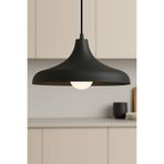 Lambadar Aura Metal Tekli Siyah Sarkıt Avize Retro Rustik Model Modern Endüstriyel Mufak Hol Cafe Salon Avize