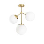 Lambadar Beyaz Eskitme Siyah Modern Akrobat Model Glop Camlı Avize Eskitme Tek Ebat 0097-3Eskglopbeyazcam