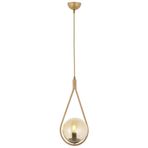 Lambadar Damla Model Modern Gold Tekli Glop Balcam Camlı Sarkıt Avize