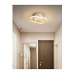 Lambadar Hollyuv Model Tekli Plafonyer Led Beyaz Işık Ultra Power Led Avize Salon Mutfak Oda Hol Ledli Avize Beyaz Tek Ebat 0017-Holl-Yuv-Wht