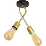Lambadar Ikili Gold Çapraz Fiyonk Model Avize - 2