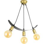 Lambadar Ikili Lale Motif Kayık Model Tarz Sarkıt Avize - Gold - 3