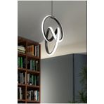 Lambadar Imza Model Tekli Modern Sarkıt Led Beyaz Işık Ultra Power Led Avize Salon Mutfak Oda Hol Ledli Avize Siyah Tek Ebat 20 X 70 0003-Imza1Blksarkit