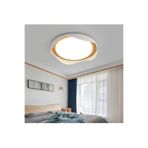 Lambadar Logos Model Özel Tasarım 52 Cm Büyük Boy Modern 3 Renk(BEYAZ-GÜN IŞIĞI-SARI) Plafonyer Led Avize
