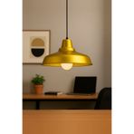 Lambadar Lunora Metal Tekli Gold Sarkıt Avize Retro Model Modern Endüstriyel Mufak Hol Cafe Salon Avize