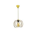 Lambadar Modern Spor Yuvarlak Geometrik Tekli Eskitme Metal Sarkıt Avize Nocolor-127E766C Tek Ebat 3526-1Eskyuvcamsiz