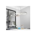 Lambadar Nota Model Modern Sarkıt Led Beyaz Işık Ultra Power Led Avize Salon Mutfak Oda Hol Ledli Avize Beyaz Tek Ebat 40 X 65 00016-Nota-Wht-Sarkit