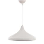 Lambadar Retro Rustik Model Modern Metal Tekli Beyaz Sarkıt Avize Cafe Beyaz Tek Ebat 35 X 74 3506-Svm101W