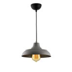 Lambadar Retro Rustik Model Modern Metal Tekli Sarkıt Siyah Avize Cafe Siyah Tek Ebat 25 X 70 3506-Svm4B