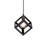 Lambadar Rustik Retro Model Geometrik Sarkıt Metal Küp Avize
