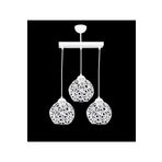 Lambadar Selçuklu Top Motif Yıldız Ferforje Model Retro Rustik Sarkıt Avize Nocolor-693615A2 Tek Ebat 30 X 60 3533-3Whtdik