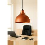 Lambadar Shine Metal Tekli Bakır Sarkıt Avize Retro Rustik Model Modern Endüstriyel Mufak Hol Ofis Cafe Avize