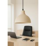 Lambadar Shine Metal Tekli Krem Sarkıt Avize Retro Rustik Model Modern Endüstriyel Mufak Hol Ofis Cafe Avize
