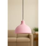 Lambadar Shine Metal Tekli Pembe Sarkıt Avize Retro Rustik Model Modern Endüstriyel Mufak Hol Ofis Cafe Avize
