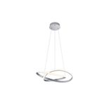 Lambadar Sonsuzluk Model Tekli Sarkıt Led Beyaz Işık Ultra Power Led Avize Salon Mutfak Oda Hol Ledli Avize Krom Tek Ebat 35 X 65 0002-Sonsuzluk1Kromsarkit
