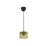 Lambadar Tekli Kafes Model Modern Sarkıt Avize Gold Tek Ebat 3540-1Goldkafes