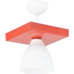 Lambadar Tekli Kare Kırmızı Spor Model Modern Avize - 1