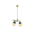 Lambadar Tekli Modern Tarz Kayık Model Metal Camlı Sarkıt Avize Nocolor-2B7C31Ed Tek Ebat 3562-2Gold