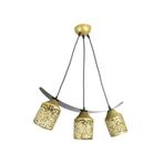 Lambadar Tekli Paparta Motif Kayık Model Tarz Sarkıt Avize Gold Tek Ebat Unisex 3563-3Goldpapatya