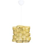 Lambadar Tekli Pasta Model Sarkıt Avize - Gold - Beyaz - 1