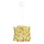 Lambadar Tekli Pasta Model Sarkıt Avize Gold Tek Ebat 3575-6Katligold
