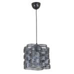 Lambadar Tekli Pasta Model Sarkıt Avize Siyah Tek Ebat 3575-6Katliblk