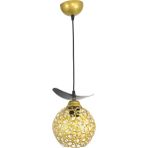 Lambadar Tekli Selçuklu Motif Kayık Model Tarz Sarkıt Avize - Gold - 1