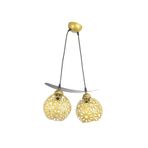 Lambadar Tekli Selçuklu Motif Kayık Model Tarz Sarkıt Avize Gold Tek Ebat Unisex 3563-2Goldselcuk