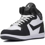 Lambirlend Lambırlent Beyaz Air Jordan Cilt Boğazlı Spor Ayakkabı - Beyaz-Siyah - 40 - Beyaz - Siyah